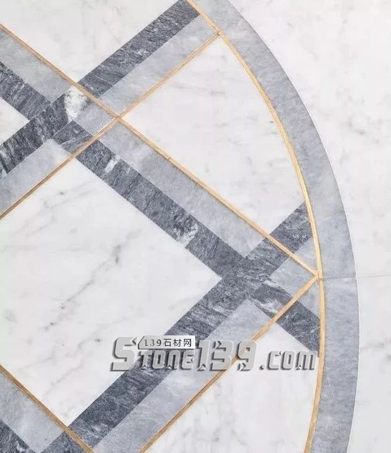 輕奢主義 | 大理石+黃銅鑲嵌設計裝飾應用