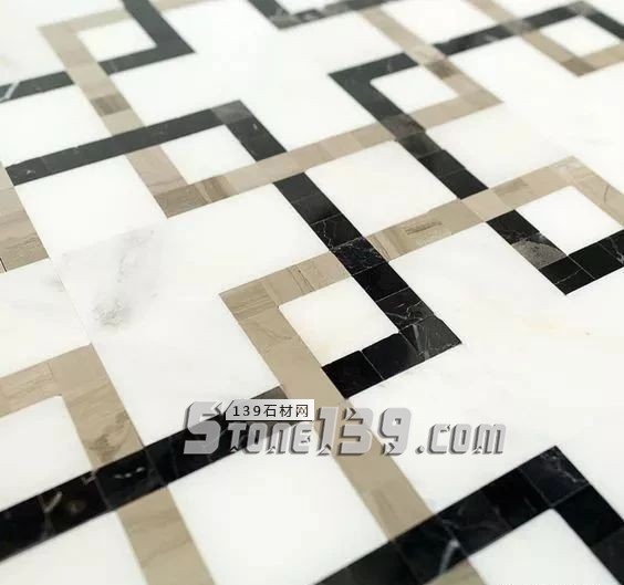 輕奢主義 | 大理石+黃銅鑲嵌設計裝飾應用