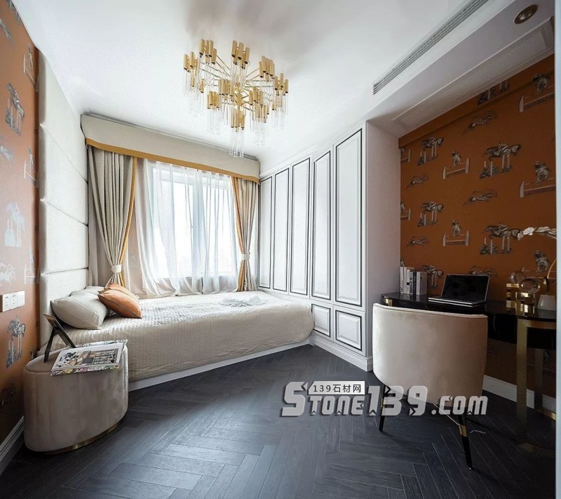 輕奢主義 | 大理石+黃銅鑲嵌設計裝飾應用