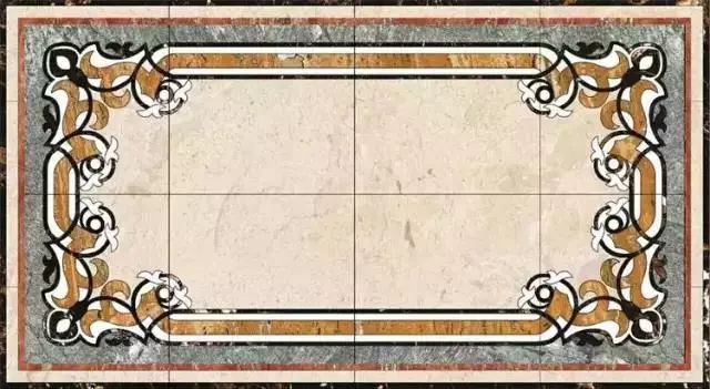 長(zhǎng)條形方形長(zhǎng)方形拼花 大理石拼花圖案