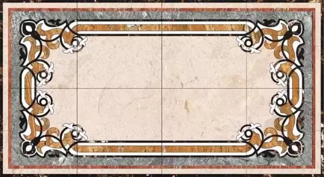 長(zhǎng)條形方形長(zhǎng)方形拼花 大理石拼花圖案