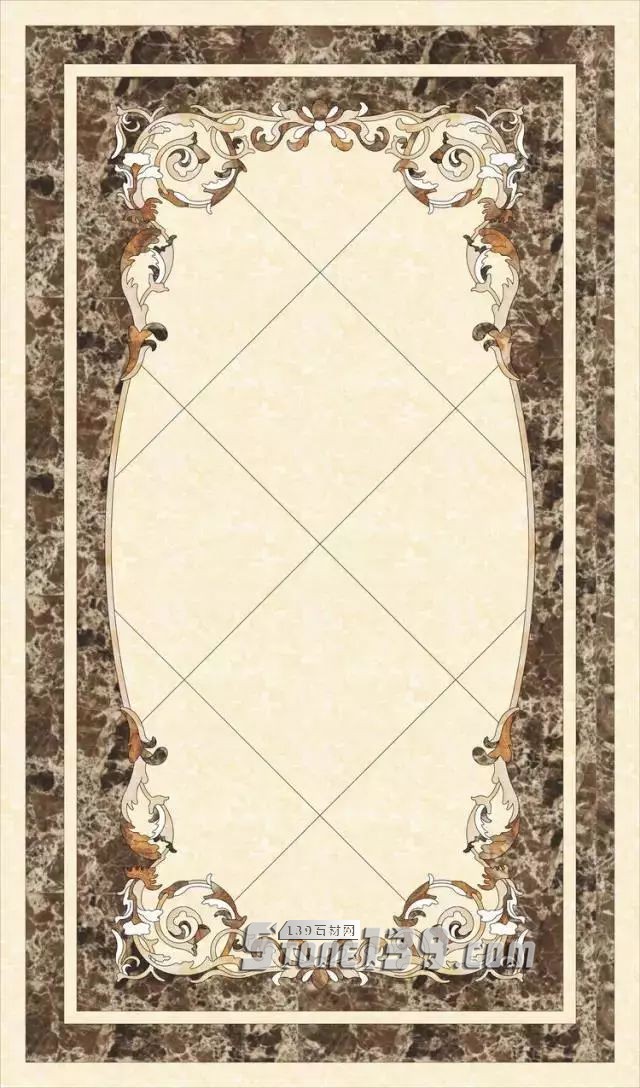 長(zhǎng)條形方形長(zhǎng)方形拼花 大理石拼花圖案