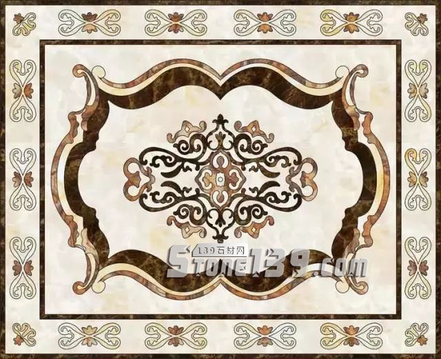 長(zhǎng)條形方形長(zhǎng)方形拼花 大理石拼花圖案