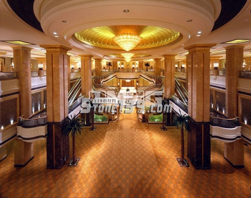 環(huán)球石材五星級酒店大堂案例 | 七種風(fēng)格七種美!