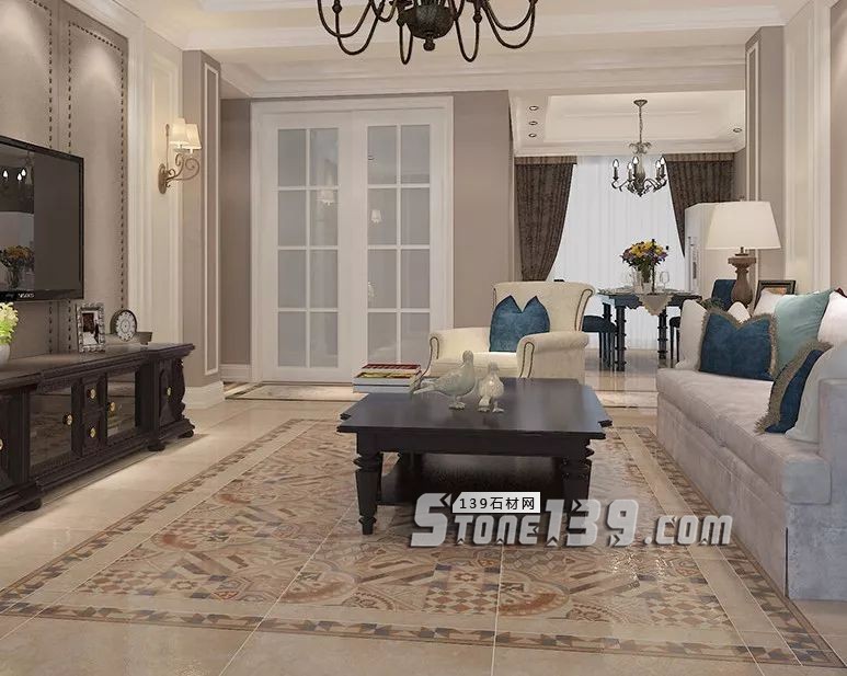 地面空間鋪陳，天馬行空的石材應用