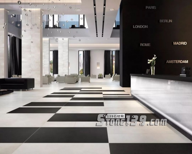 地面空間鋪陳，天馬行空的石材應用