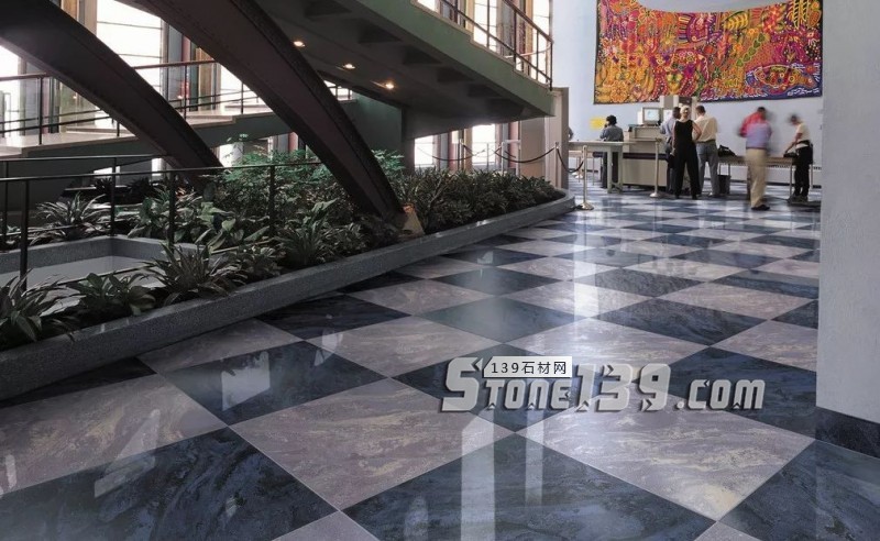 地面空間鋪陳，天馬行空的石材應用