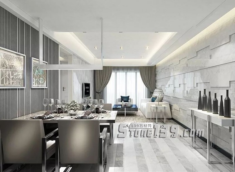 地面空間鋪陳，天馬行空的石材應用