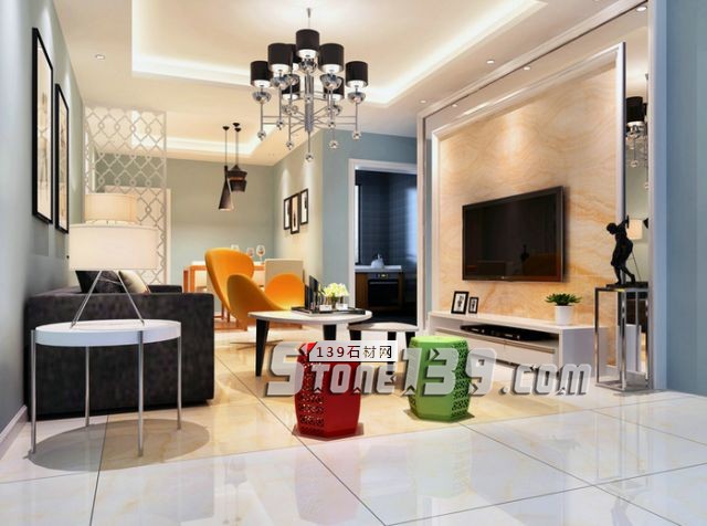 地面空間鋪陳，天馬行空的石材應用