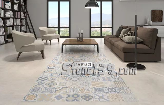 地面空間鋪陳，天馬行空的石材應用