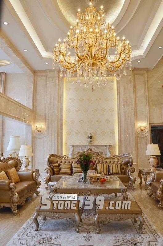 750㎡頂層復(fù)式公寓,大理石功不可沒(méi)