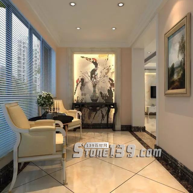 那些用石材裝飾的漂亮玄關 你心動了嗎?