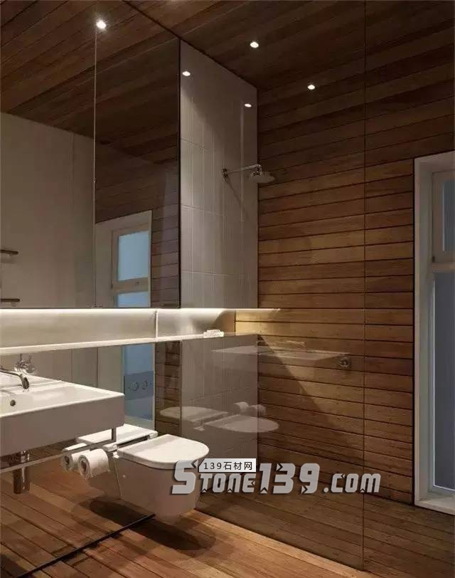 衛生間裝石材要這樣用 干濕分離效果好