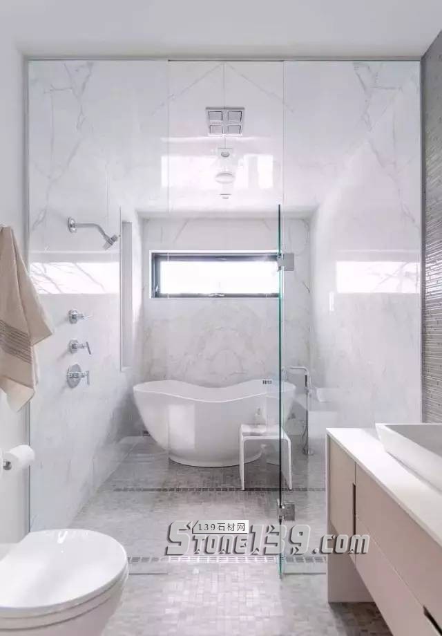 衛生間裝石材要這樣用 干濕分離效果好