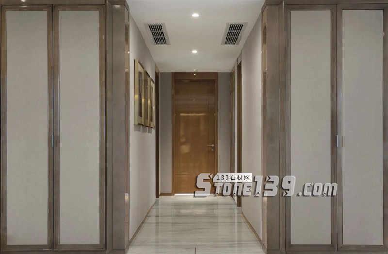 淺色大理石+黃銅,輕奢別墅裝飾 有質感有品味的生活