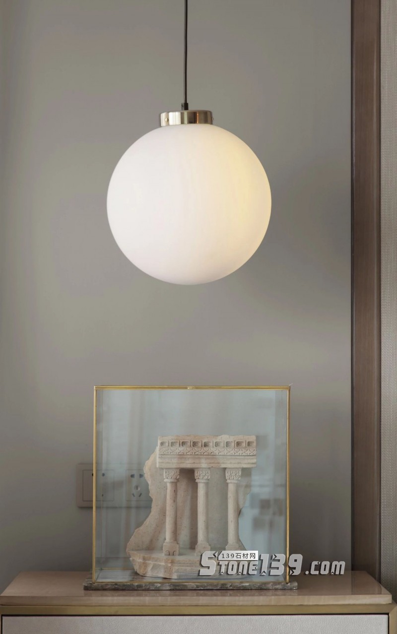 淺色大理石+黃銅,輕奢別墅裝飾 有質感有品味的生活