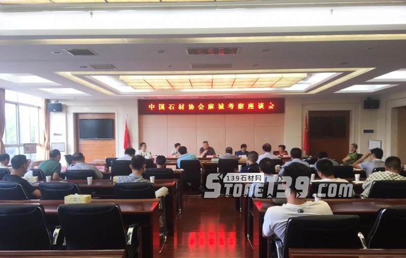 中國石材協會考察組為麻城石材產業發展把脈!