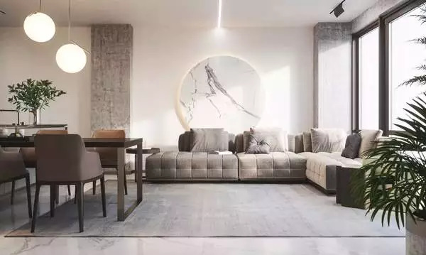 大理石+金屬，輕奢風的最佳cp