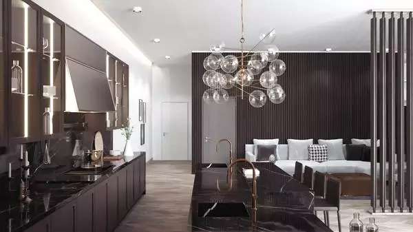 大理石+金屬，輕奢風的最佳cp