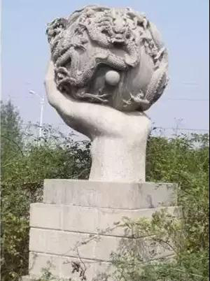 石雕龍球、圓球及浮雕