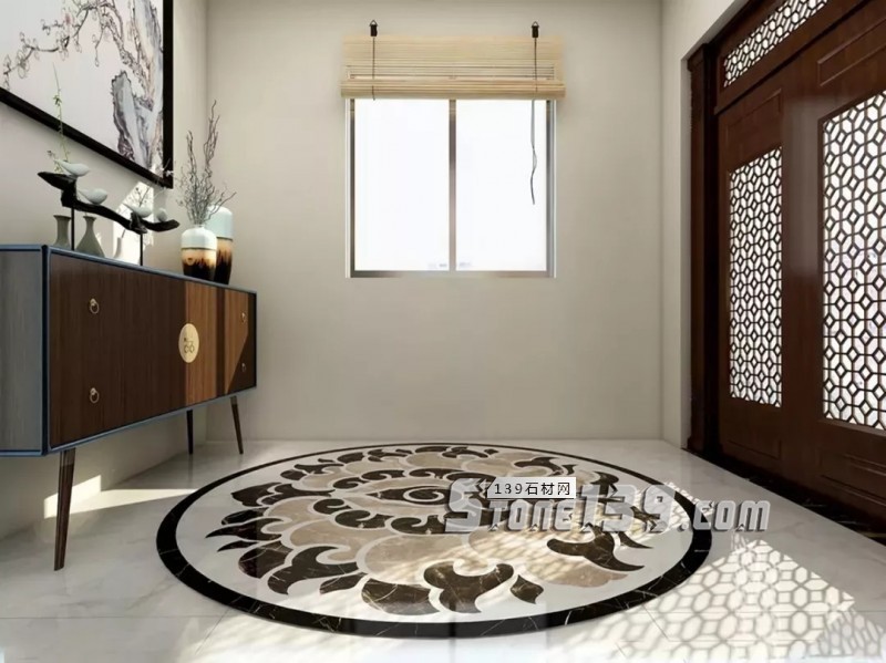 石材拼花,給空間以藝術的點綴