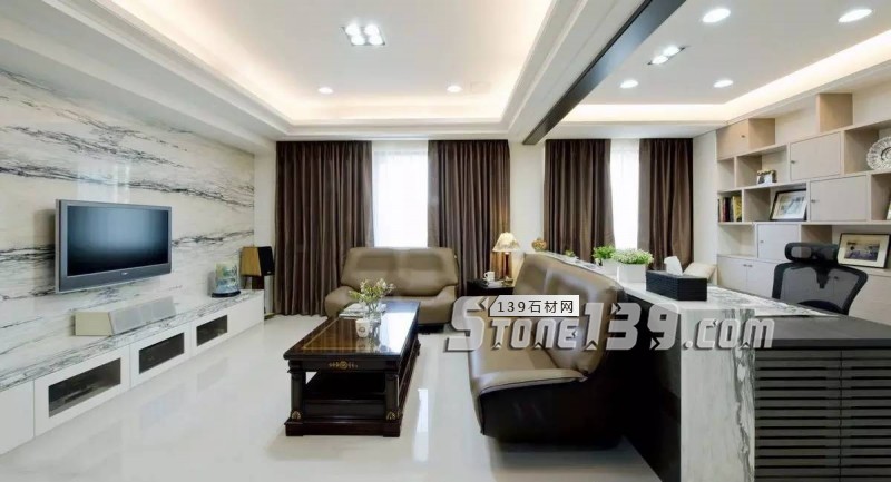 大理石背景墻，在現代家居裝飾中，為什么更受青睞？