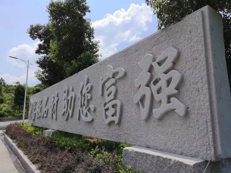 湖北麻城市委常委、統戰部部長戴昌遠一行考察交流富強石材綠色礦山經驗