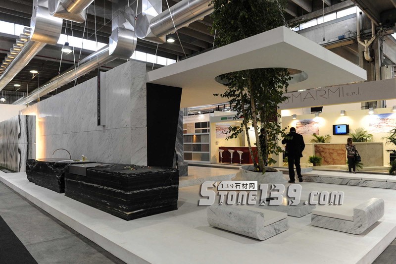意大利石材展會上的那些大理石藝術品