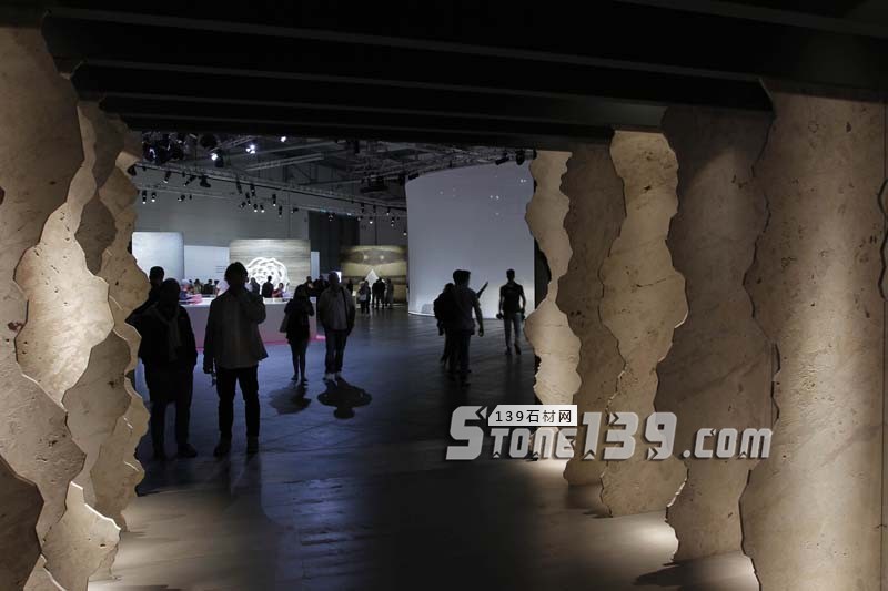 意大利石材展會上的那些大理石藝術品