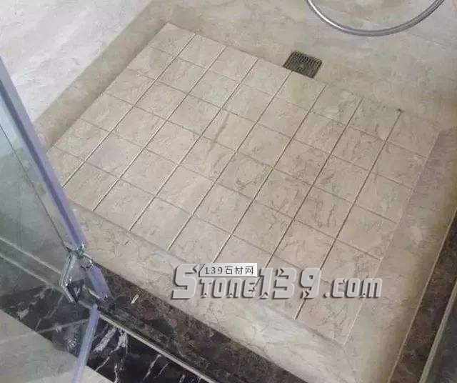 大理石拉槽做淋浴房地板的兩點好處