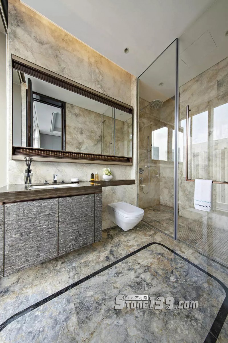 廚衛空間的大理石裝飾設計欣賞