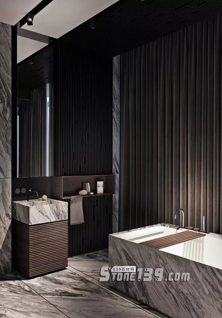 廚衛空間的大理石裝飾設計欣賞