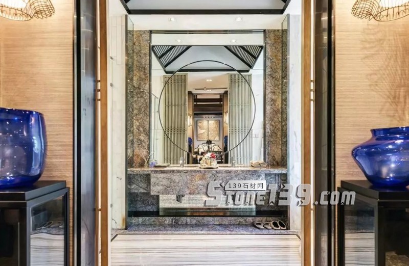 廚衛空間的大理石裝飾設計欣賞