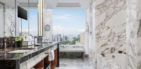 廚衛空間的大理石裝飾設計欣賞