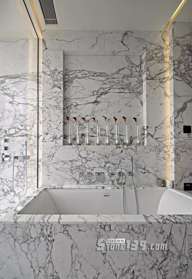 廚衛空間的大理石裝飾設計欣賞