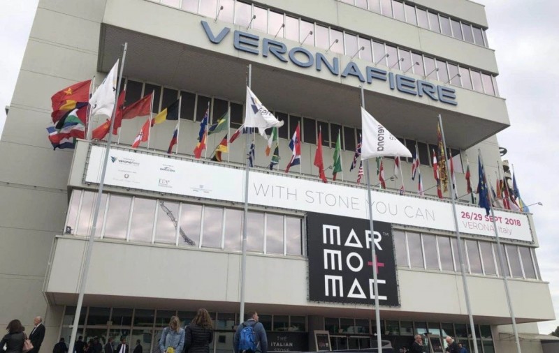 石材機械輔料產業(yè)聯合會首次亮相意大利維羅納石材展