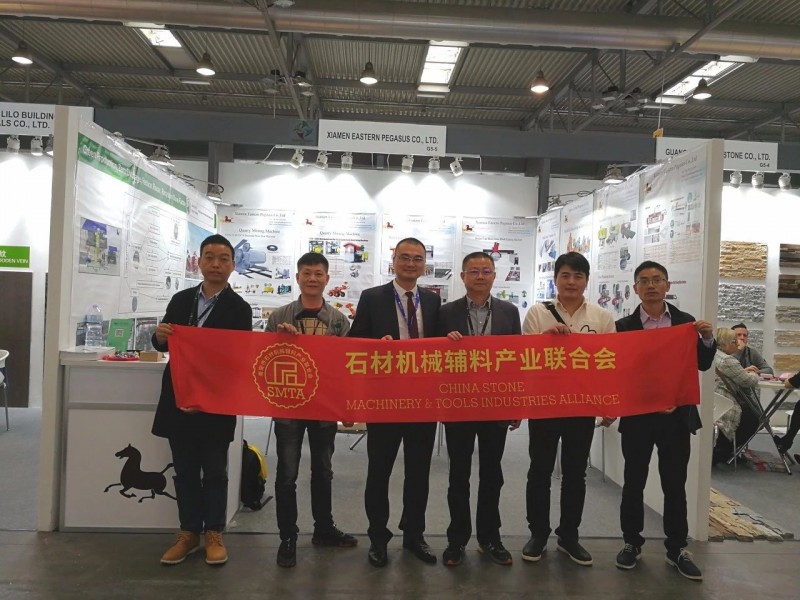 石材機械輔料產業(yè)聯合會首次亮相意大利維羅納石材展