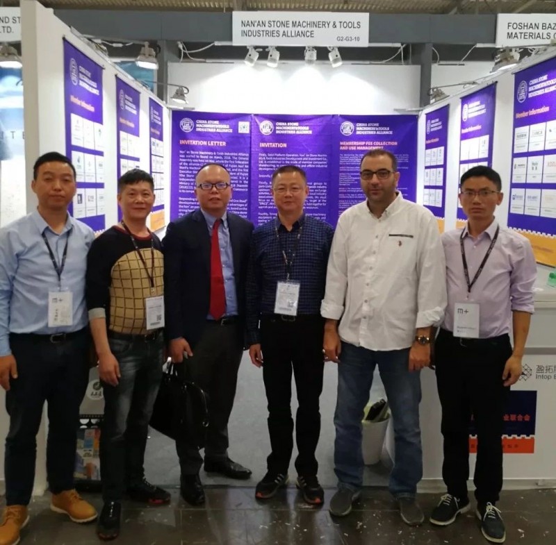 石材機械輔料產業(yè)聯合會首次亮相意大利維羅納石材展
