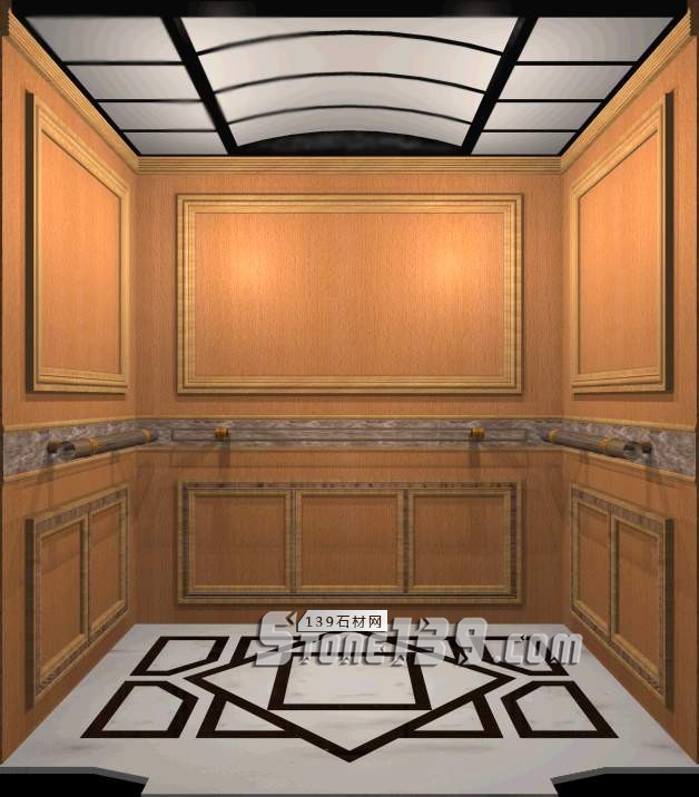 電梯大理石地板轎廂石材地面拼花欣賞