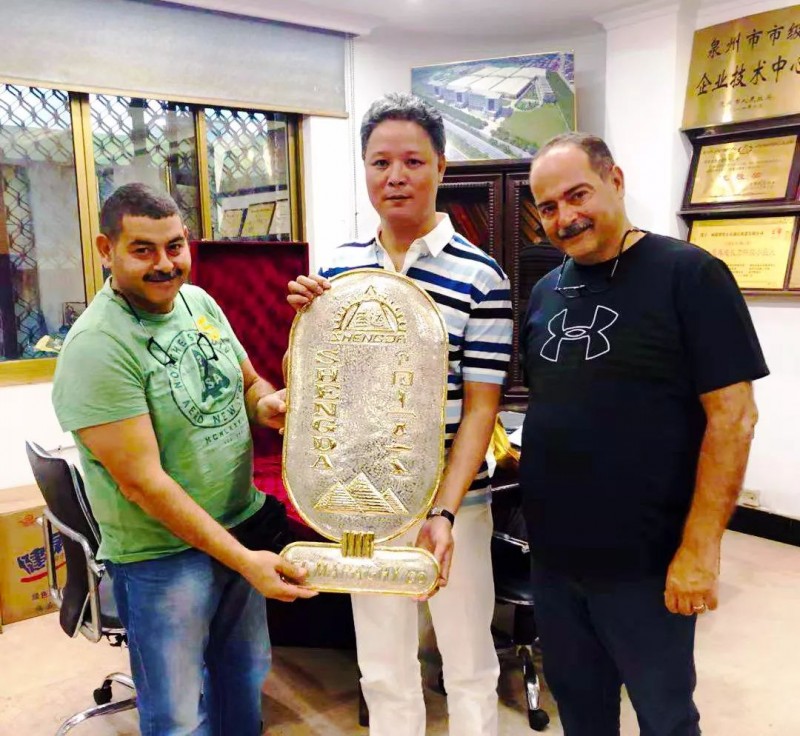 四大文明古國之一的埃及,送了盛達石材機器一塊“金字招牌”