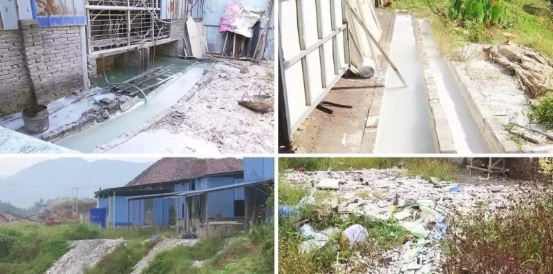 浙江溫州泰順縣十三家石材廠違建生產經營,被采取強硬措施處置