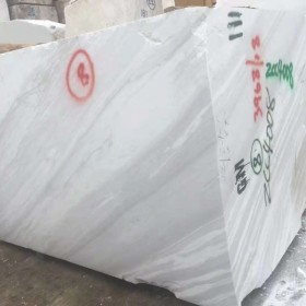 爵士白荒料 希臘進口爵士白蜘蛛礦