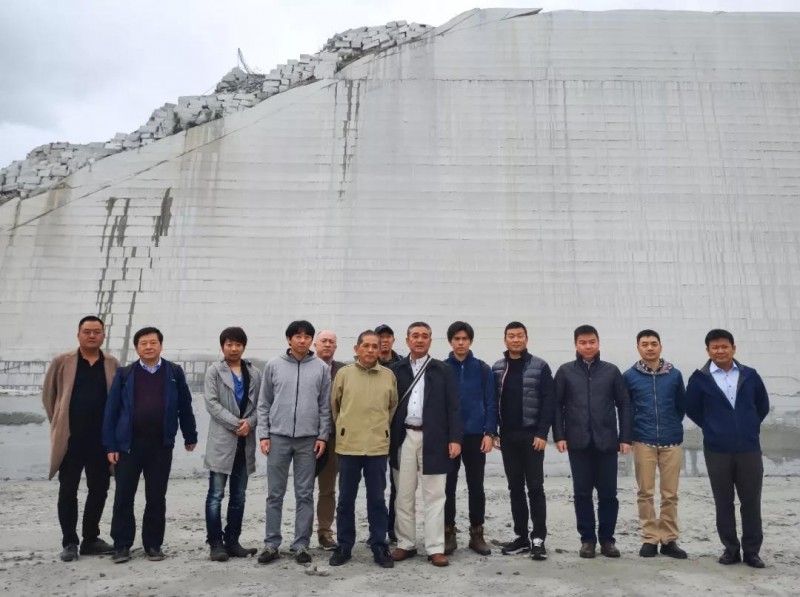 日本石材考察團蒞臨中部（麻城）石材循環經濟產業園考察交流！