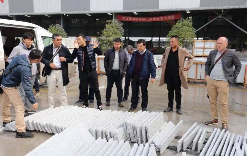 日本石材考察團蒞臨中部（麻城）石材循環經濟產業園考察交流！