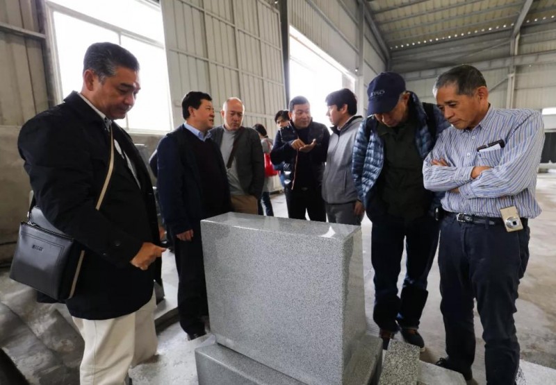 日本石材考察團蒞臨中部（麻城）石材循環經濟產業園考察交流！