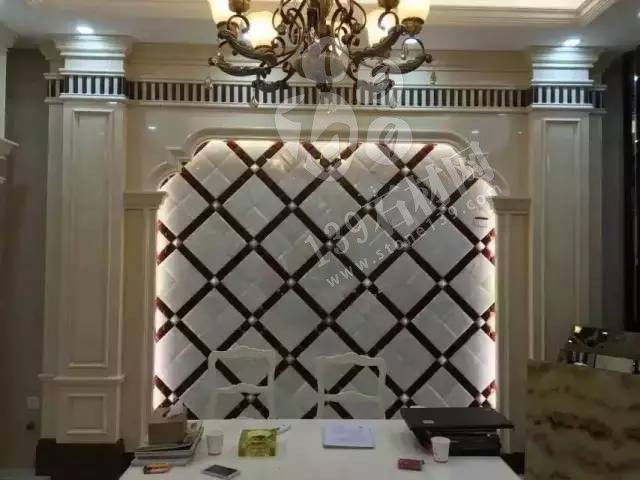 介紹下家裝石材背景墻是怎樣一步一步加工形成的