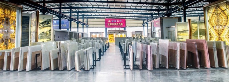 【新景石業】印象石畫館告訴你一個石材背景墻大賣的秘密