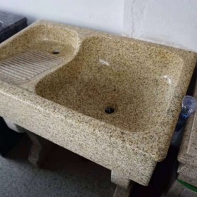 國產花崗巖一體洗衣池XYC-056