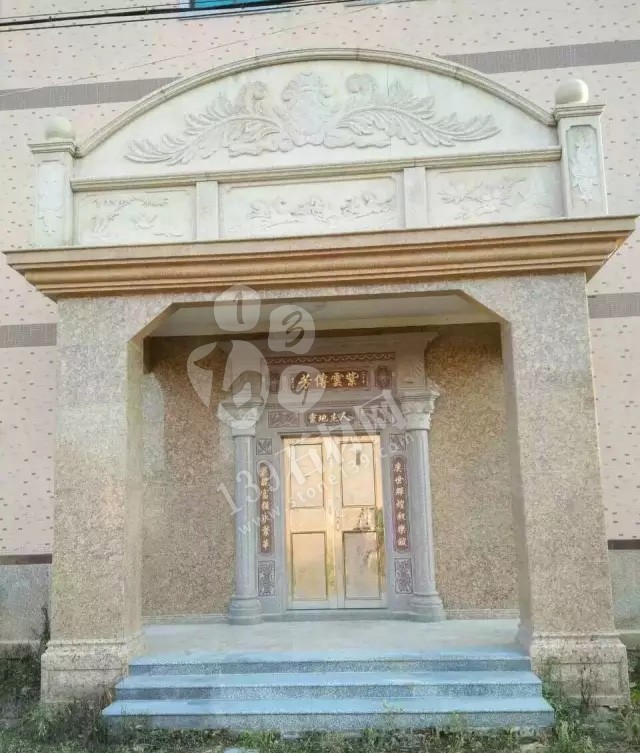 福建閩南地區鄉村自建房大門石材案例欣賞