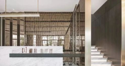 長沙綠白黑大理石設計裝飾案例